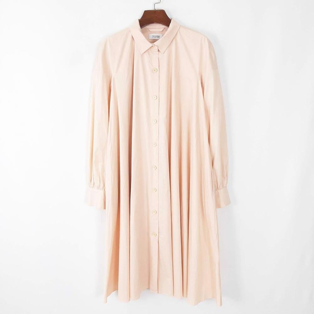 [44]SONIA 플레어 셔츠원피스/I9-22-38 3