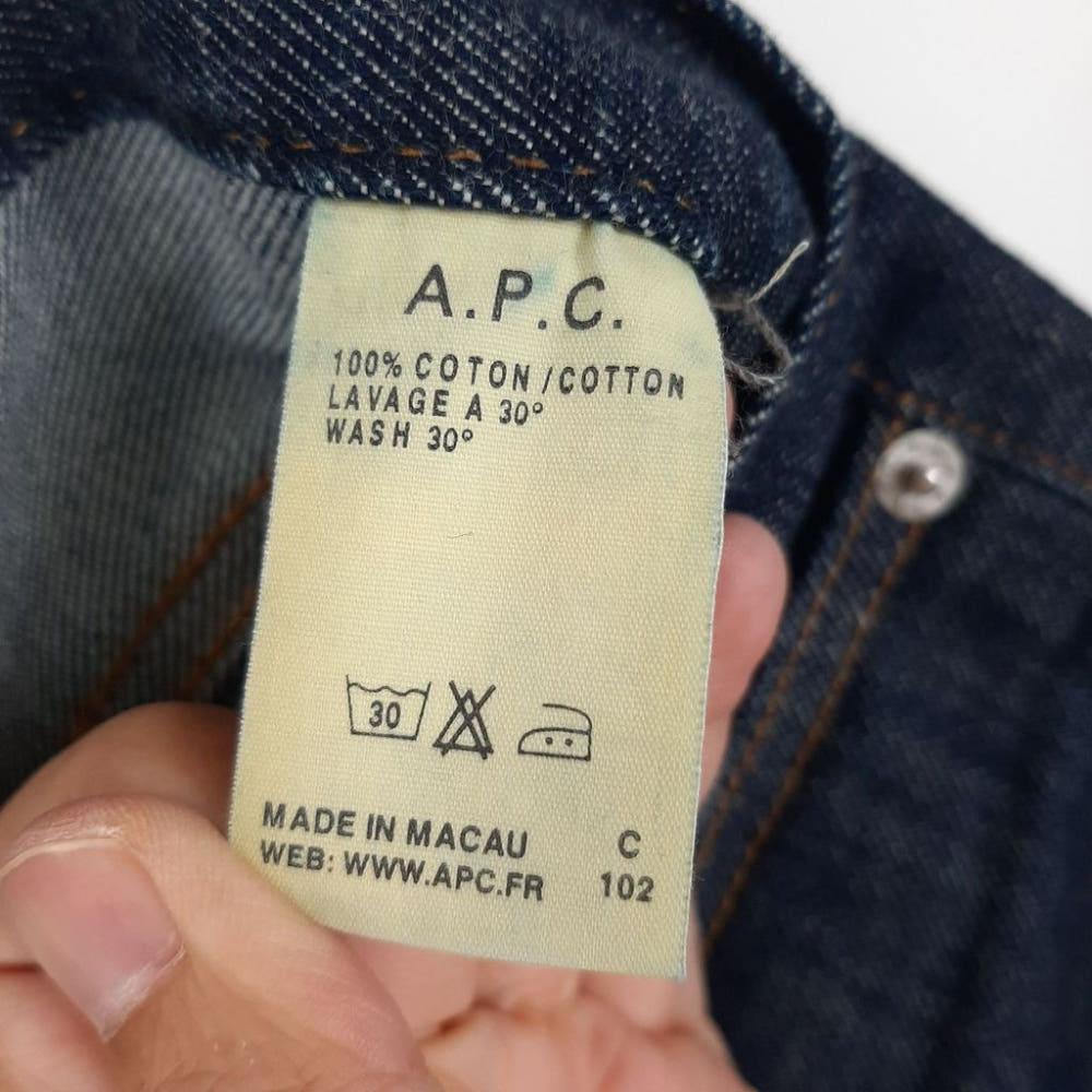 [29]아페쎄 A.P.C 쁘띠 스탠다드핏 진청바지/I8-22-29 7
