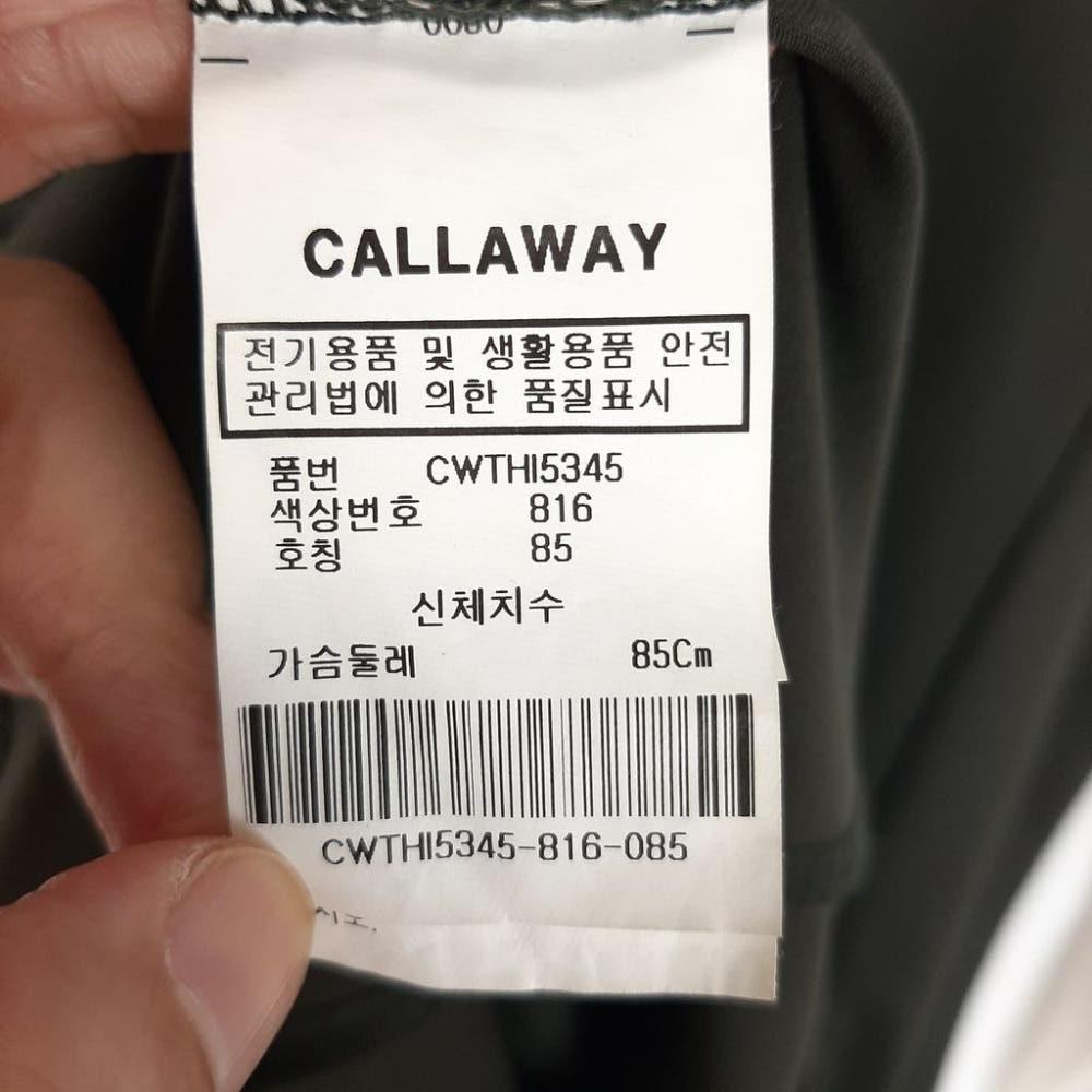 [85]캘러웨이 여성골프 반집업 배색티셔츠/I8-21-10 8