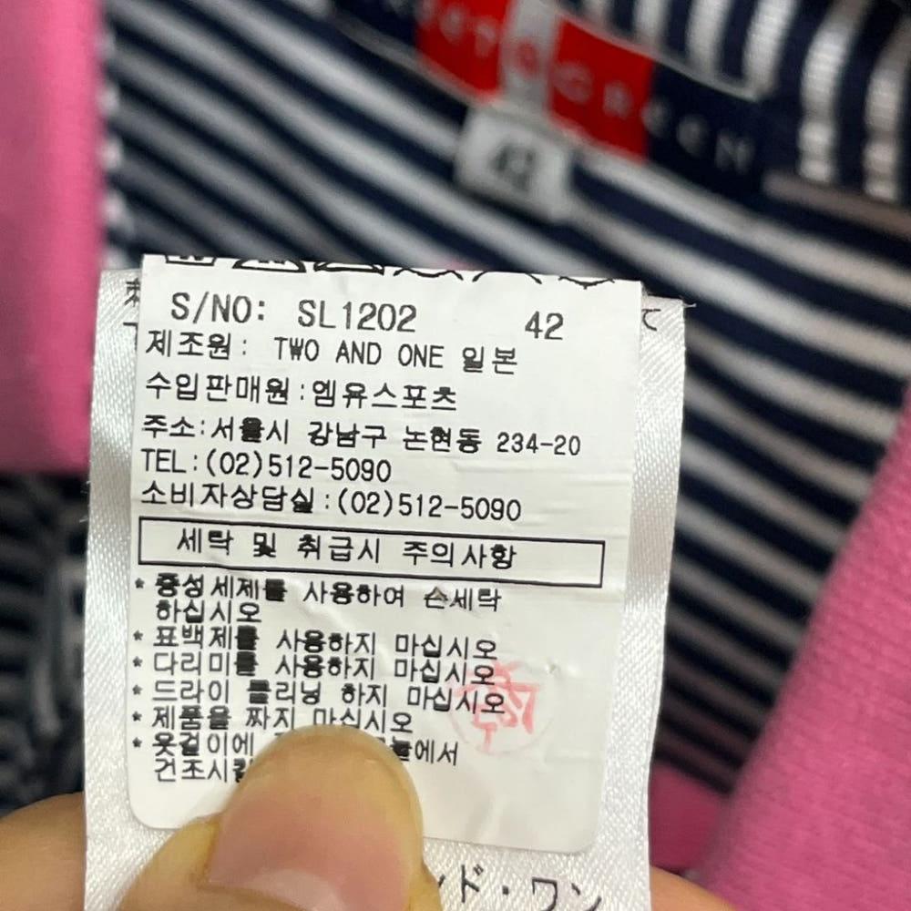 [95]엠유스포츠 여성골프 스트라이프티셔츠 /I8-21-11 8