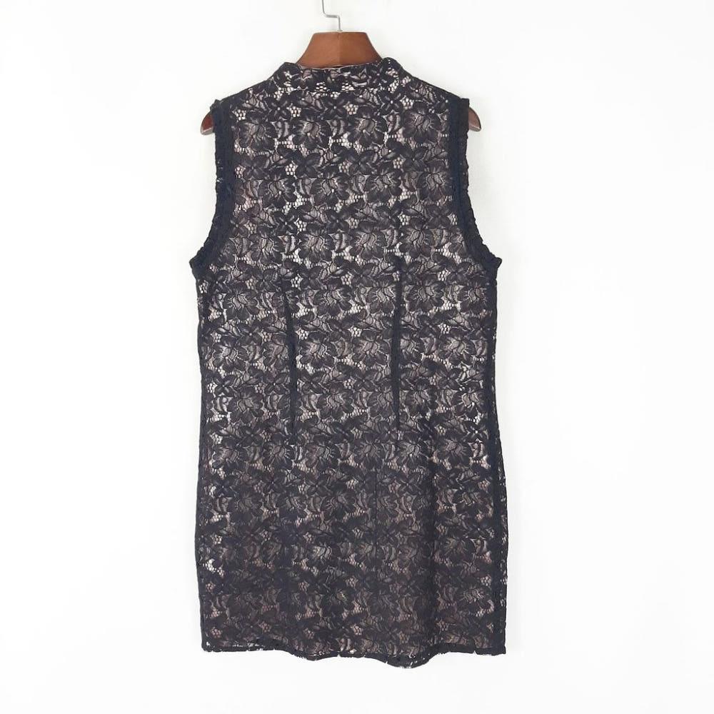 [M]BCBG MAXAZRIA 레이스배색 원피스/I7-04-53 5