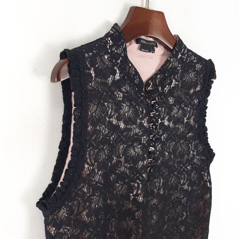 [M]BCBG MAXAZRIA 레이스배색 원피스/I7-04-53 6