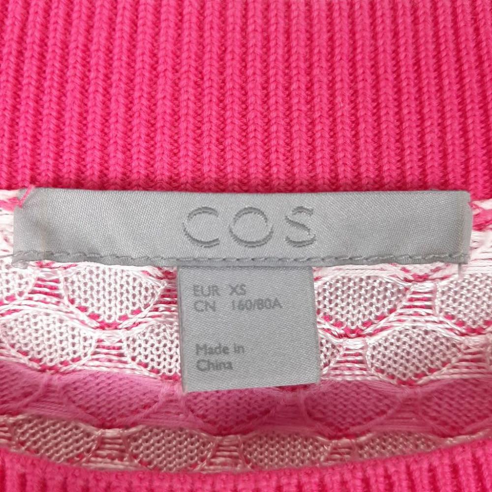 [XS]COS 패턴짜임 라운드넥 니트/I6-12-67 6
