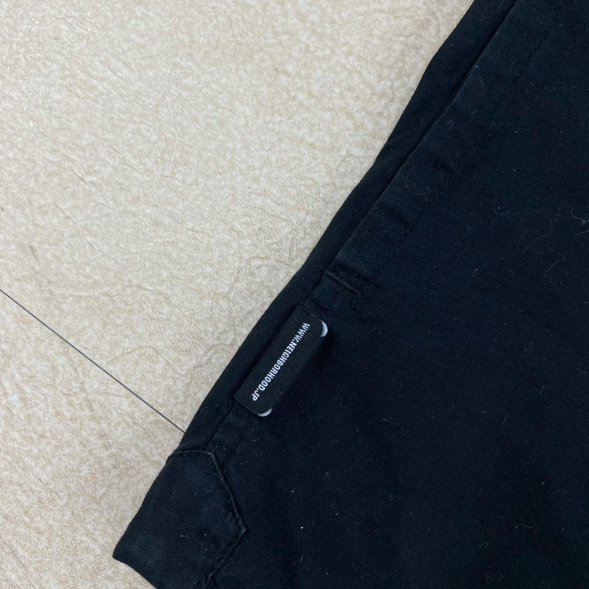네이버후드 스펠아웃 빅로고 블랙 하프 셔츠 (105) 5