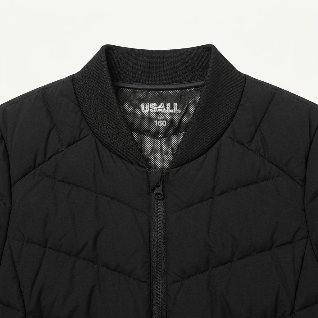 USALL 경량 패딩 점퍼 블랙 160 1