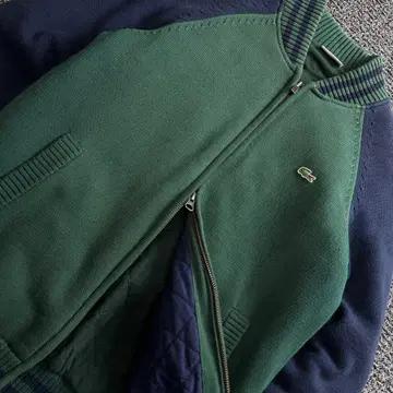 라코스테 아카이브 블루종 니트 집업 4156 4