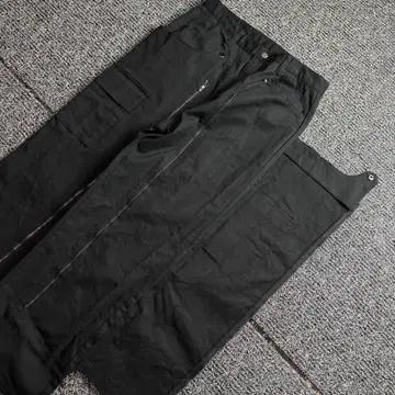 빈티지 아카이브 디테일 패널 카고 팬츠 블랙 4167 4