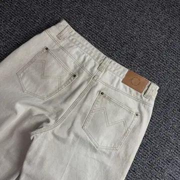 마뗑킴 아카이브 미니멀 와이드 데님 팬츠 아이보리 4176 6