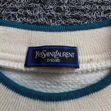 90s 일판 YSL 입생로랑 머슬핏 크루넥 니트 4244 5