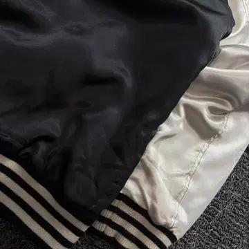 아디다스 빅로고 사틴 배색 스타디움 바시티 자켓 4245 7