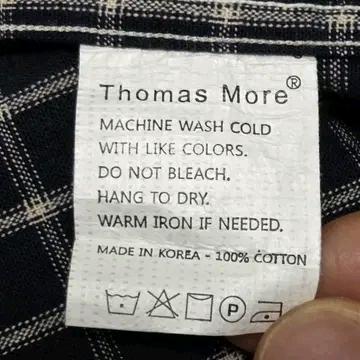 THOMAS MORE 토마스 모어 체크 패턴 셔츠 6