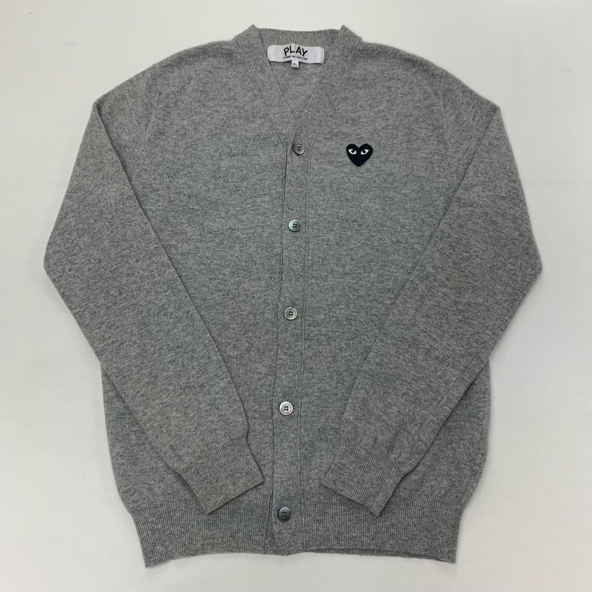 꼼데가르송 블랙와펜 울 가디건 (XL) 2