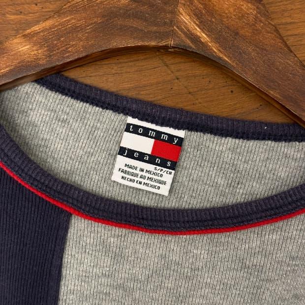 Tommy Jeans Long Sleeve Ribbed Top 6