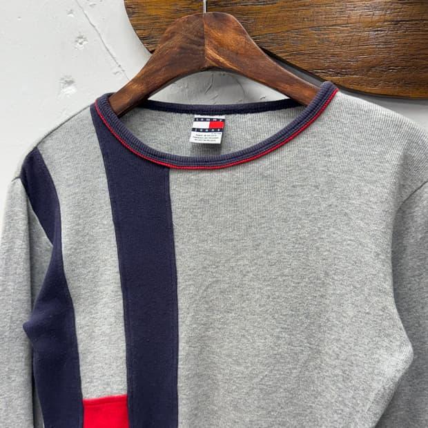 Tommy Jeans Long Sleeve Ribbed Top 3