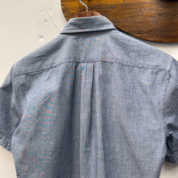 BEAMS HEART Short Sleeve Chambray Shirt 6