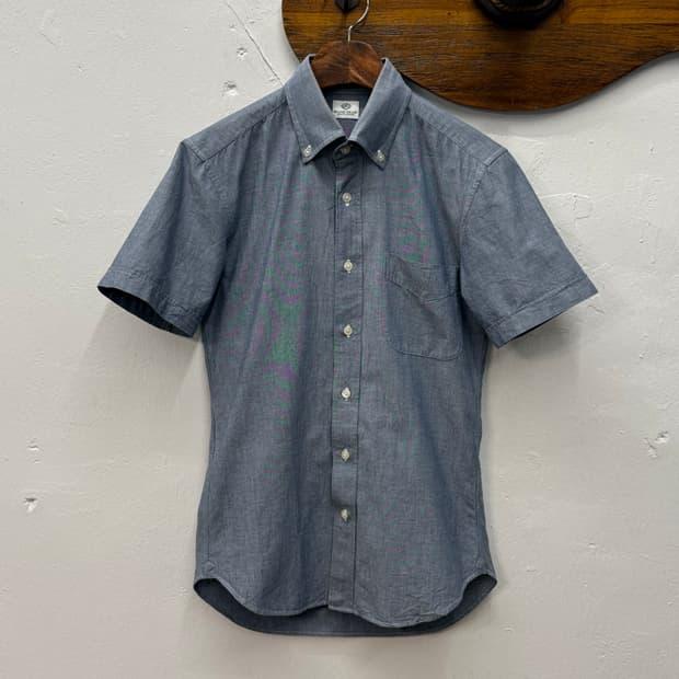 BEAMS HEART Short Sleeve Chambray Shirt 2