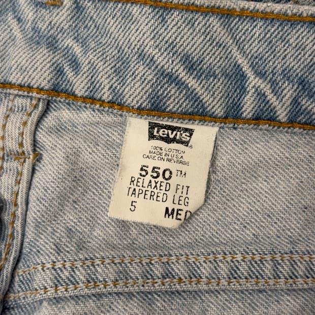 90s USA Levi’s 550 Denim Shorts 7