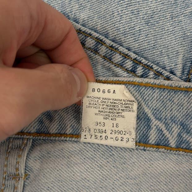90s USA Levi’s 550 Denim Shorts 8