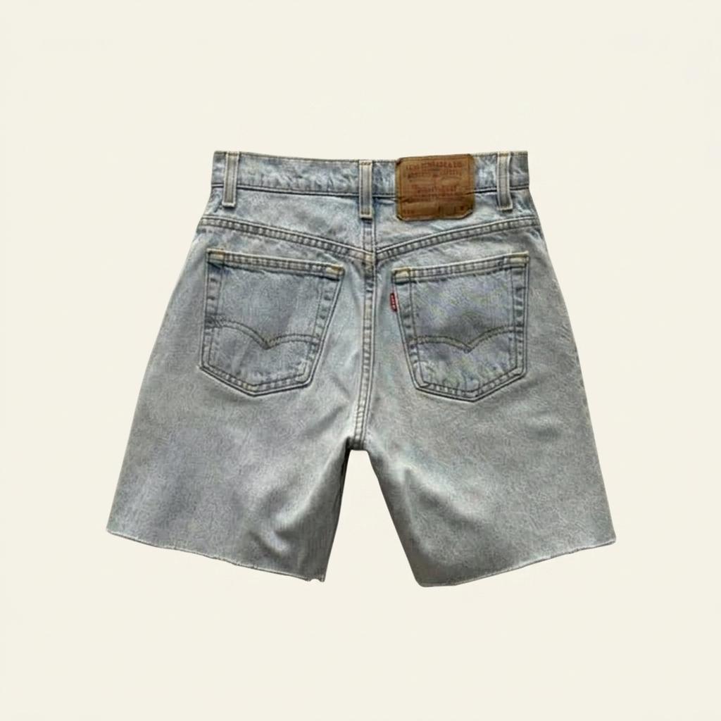 90s USA Levi’s 550 Denim Shorts 1