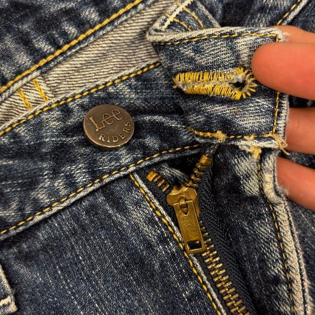 Lee Riders Slim Straight Denim Pants 8