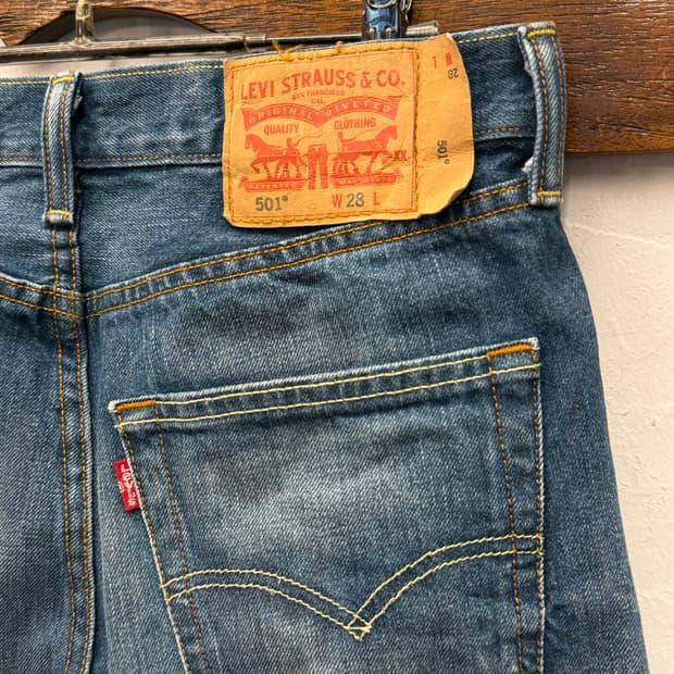 Levi's 501 Denim Shorts 4
