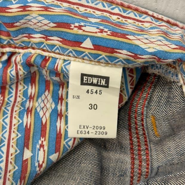 EDWIN Western Native Denim Shorts 7