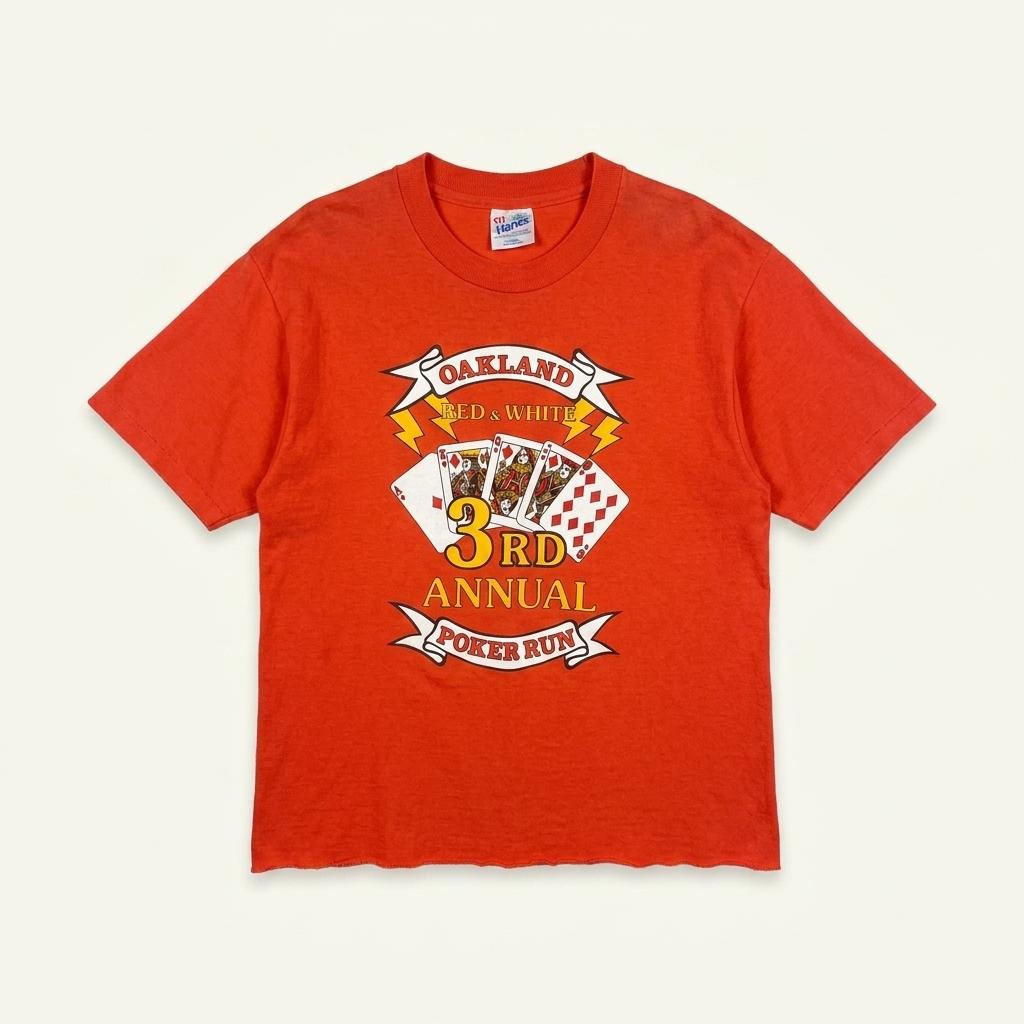 USA Hanes Beefy-T Poker Run Short Sleeve 1