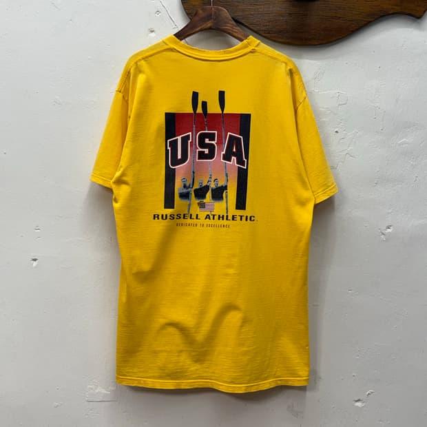 90s USA Russell Rowing Short Sleeve 3