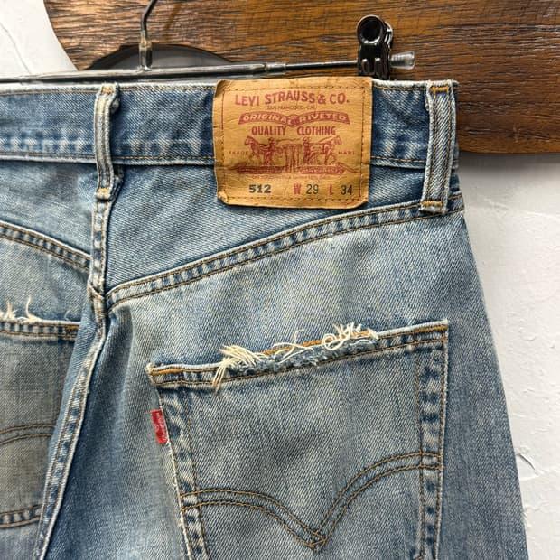 90s Levi’s 512 Tapered Denim Pants 4