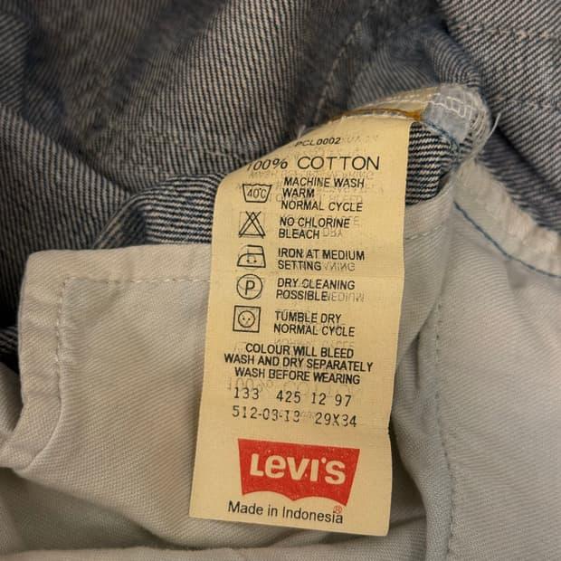 90s Levi’s 512 Tapered Denim Pants 10