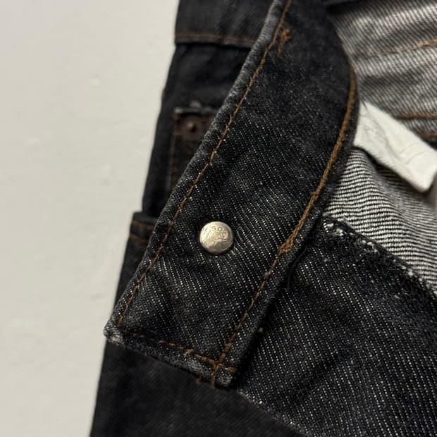 Wrangler Tapered Black Denim Pants 9