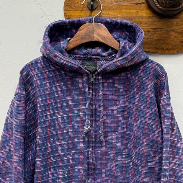 ARTESANIA Woven Cotton Zip-Up Hoodie 2