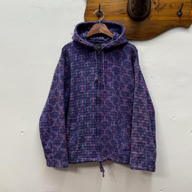 ARTESANIA Woven Cotton Zip-Up Hoodie 3