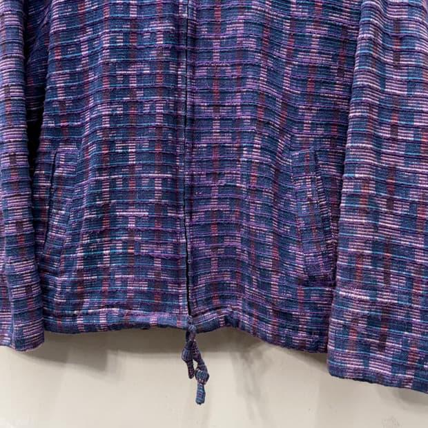 ARTESANIA Woven Cotton Zip-Up Hoodie 4