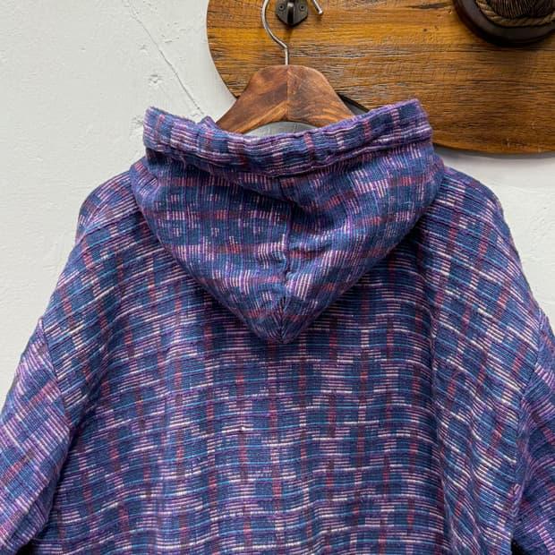ARTESANIA Woven Cotton Zip-Up Hoodie 8