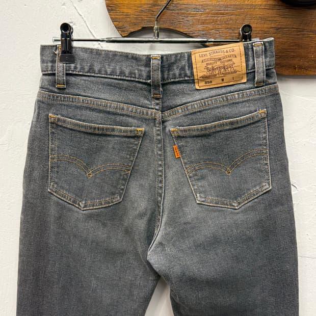 00s Levi's 850 Orange Tab Bootcut Grey D 3
