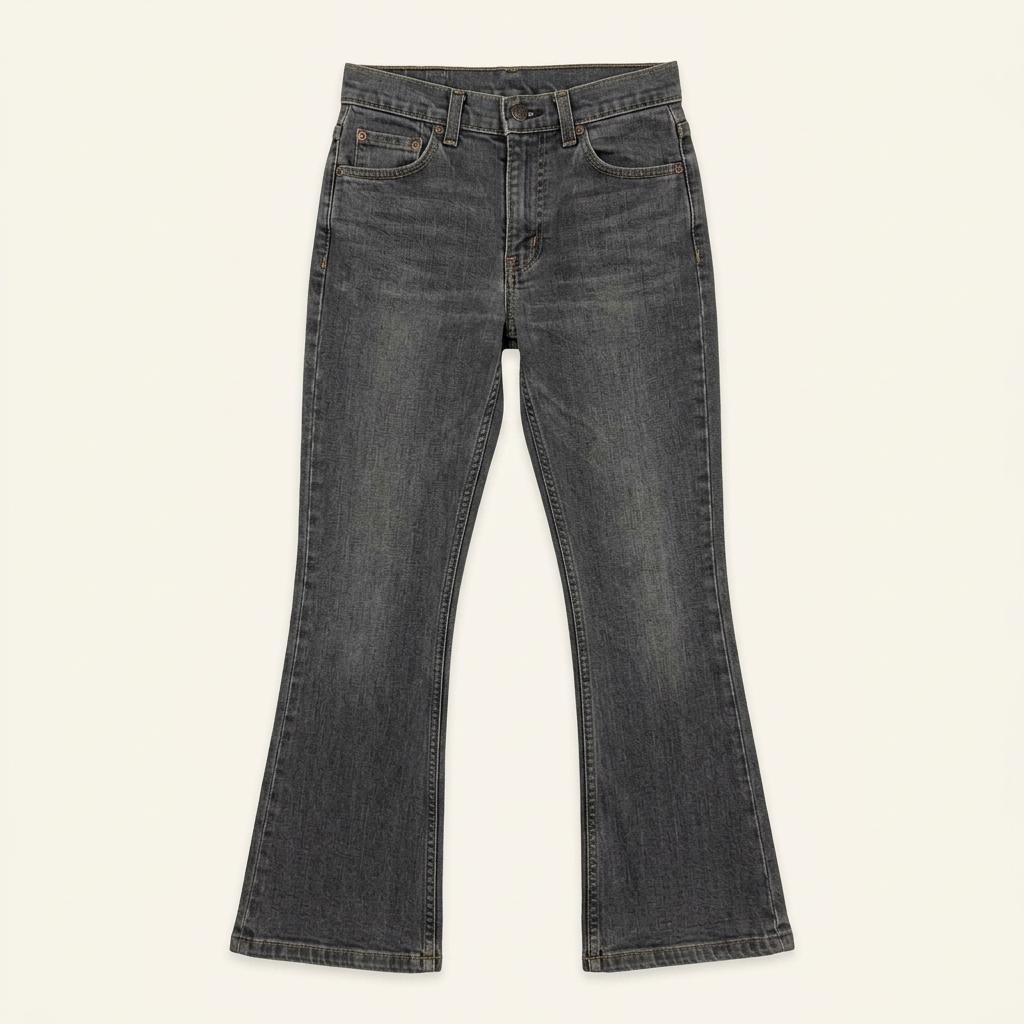 00s Levi's 850 Orange Tab Bootcut Grey D 1