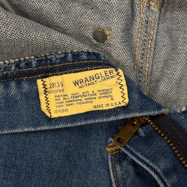 80s USA Wrangler Straight Denim Pants 11