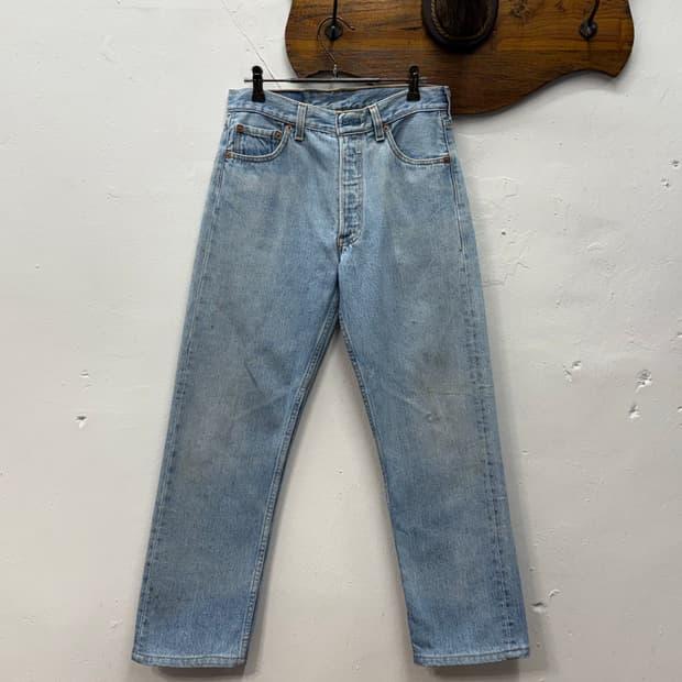90s USA Levi's 501 Straight Denim Pants 6