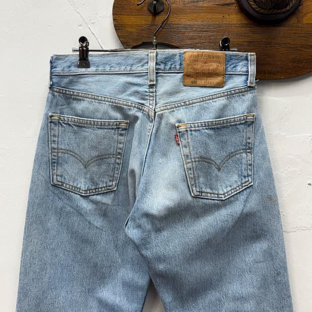 90s USA Levi's 501 Straight Denim Pants 3