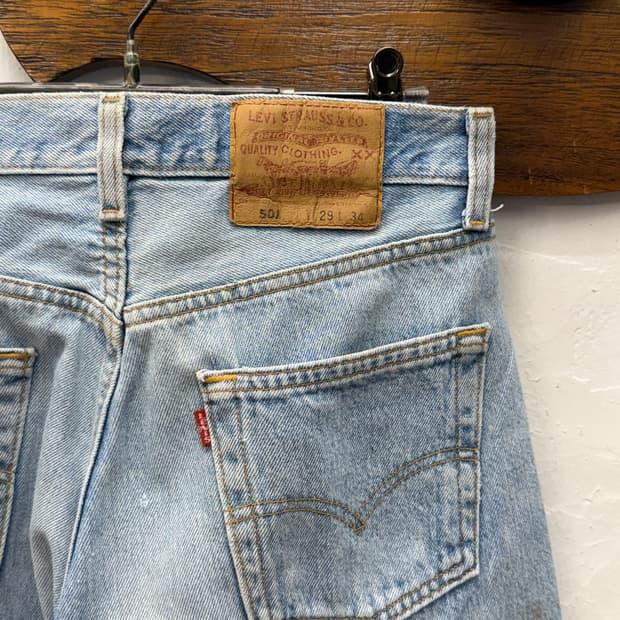 90s USA Levi's 501 Straight Denim Pants 4