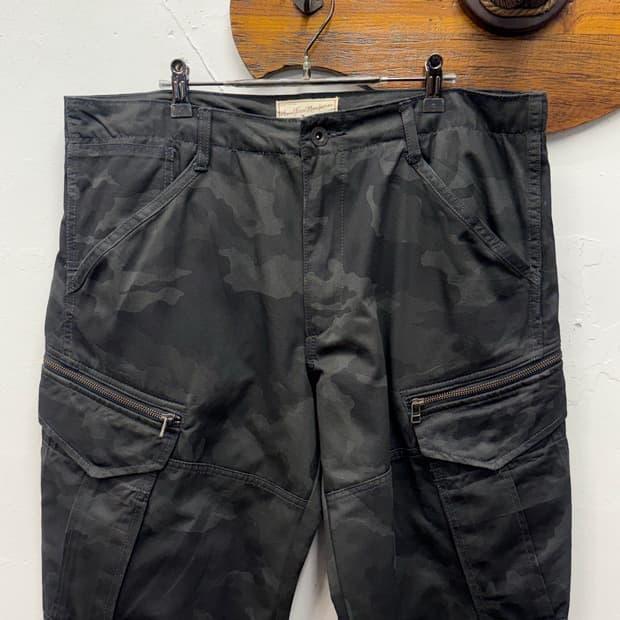 AVIREX Black Camo Tactical Cargo Pants 2