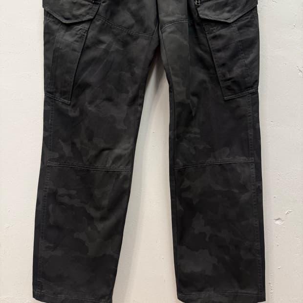 AVIREX Black Camo Tactical Cargo Pants 4