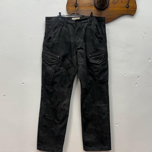 AVIREX Black Camo Tactical Cargo Pants 3