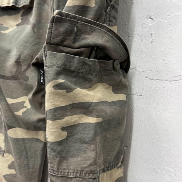 AVIREX LTD. Woodland Camo Cargo Pants 7