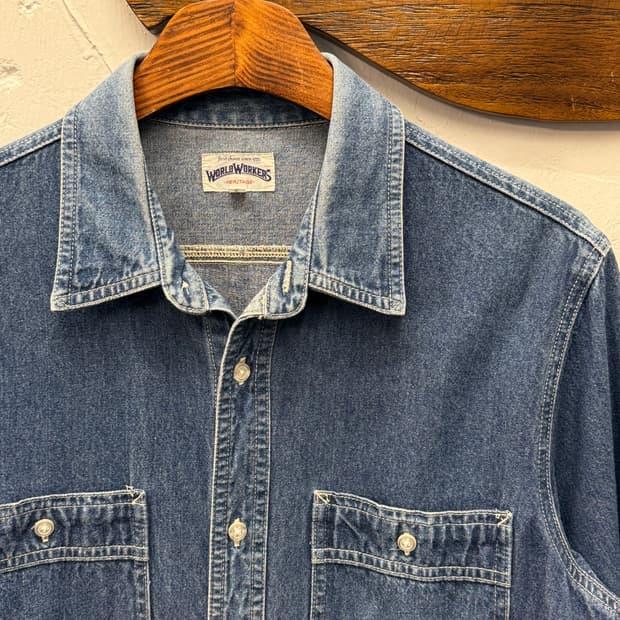 Big John WORLD WORKERS Denim Work Shirt 5