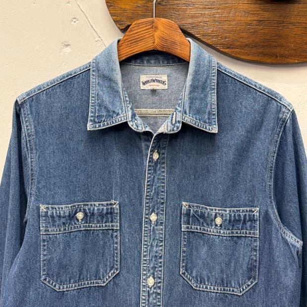 Big John WORLD WORKERS Denim Work Shirt 3