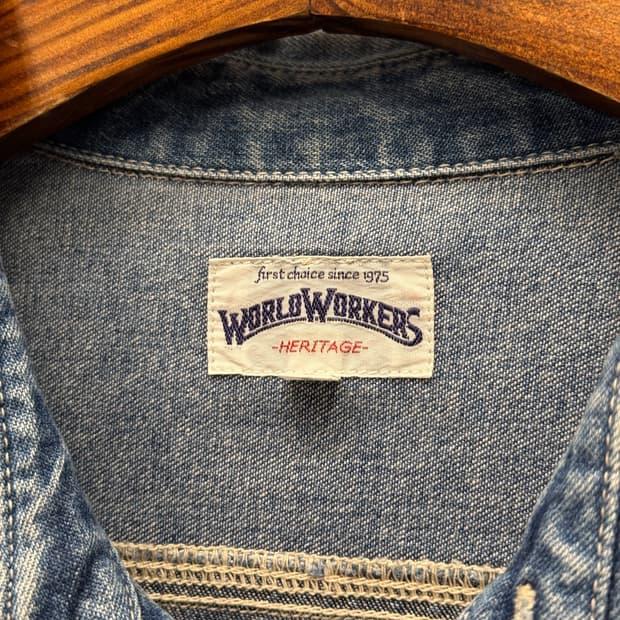 Big John WORLD WORKERS Denim Work Shirt 8