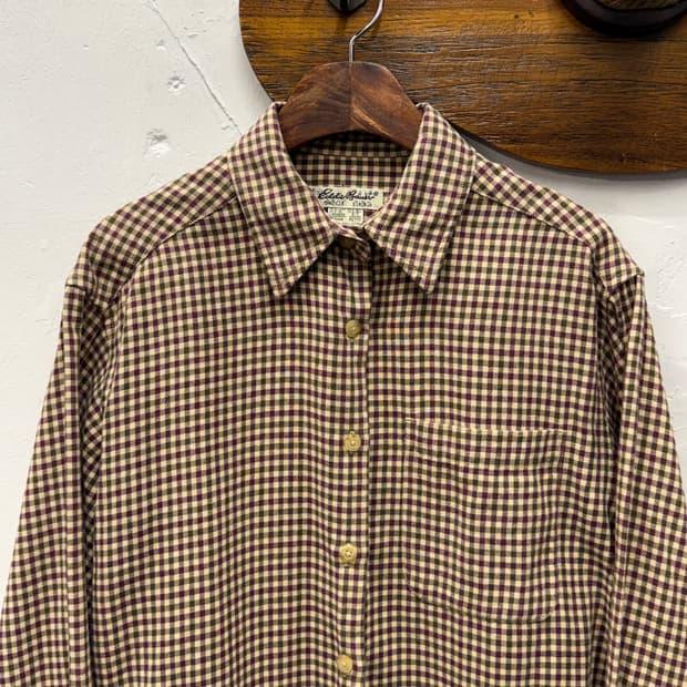 Eddie Bauer Micro Check Flannel Shirt 3