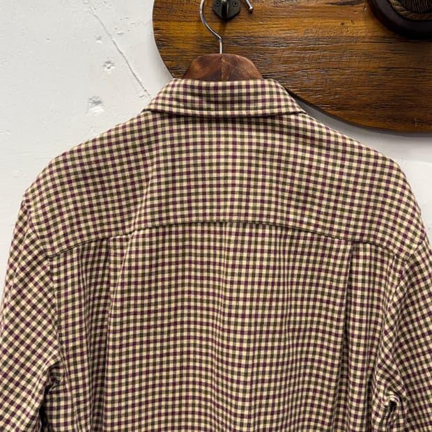 Eddie Bauer Micro Check Flannel Shirt 7